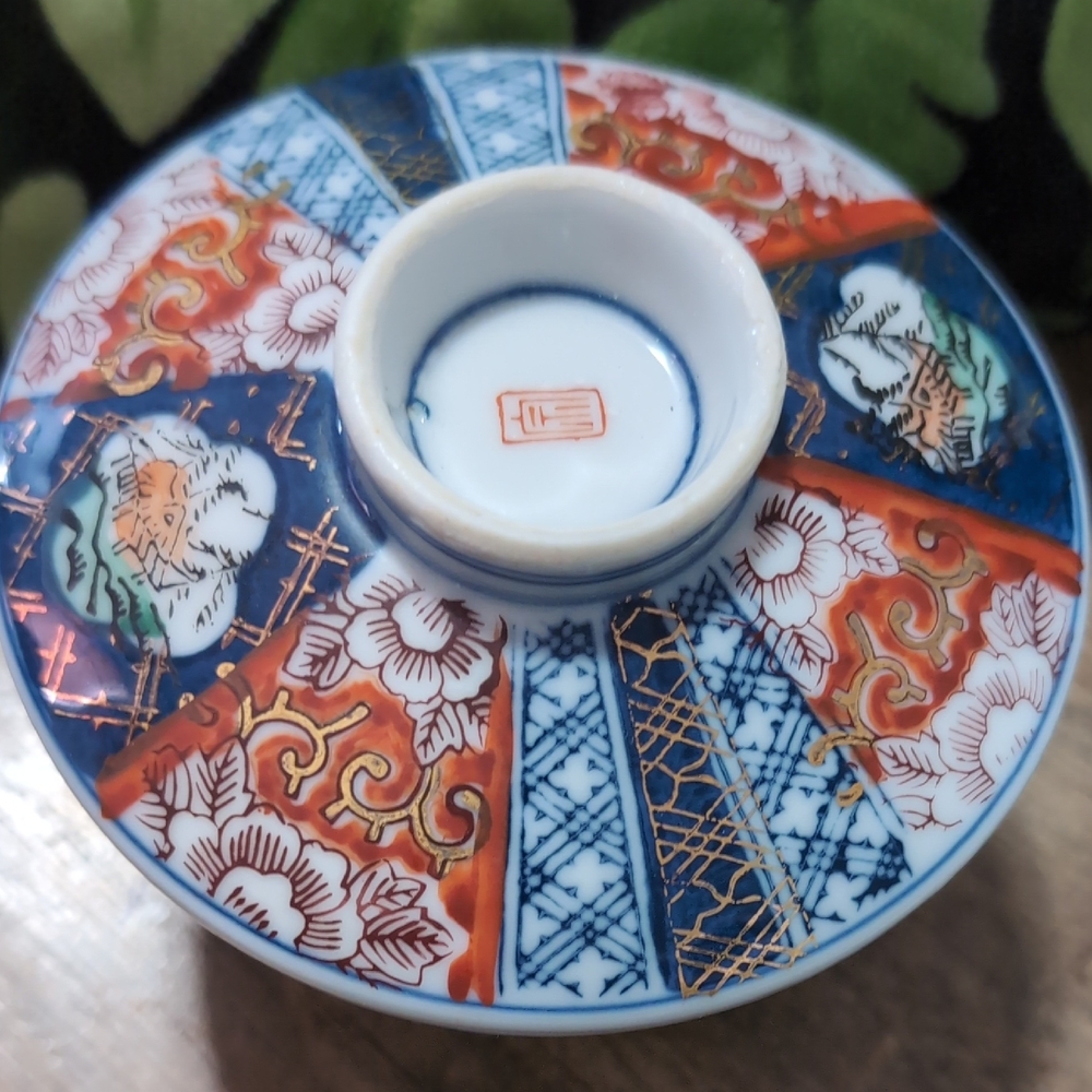 Antique Japanese Rice Bowl With Lid *BINJ - Picture 4 of 13